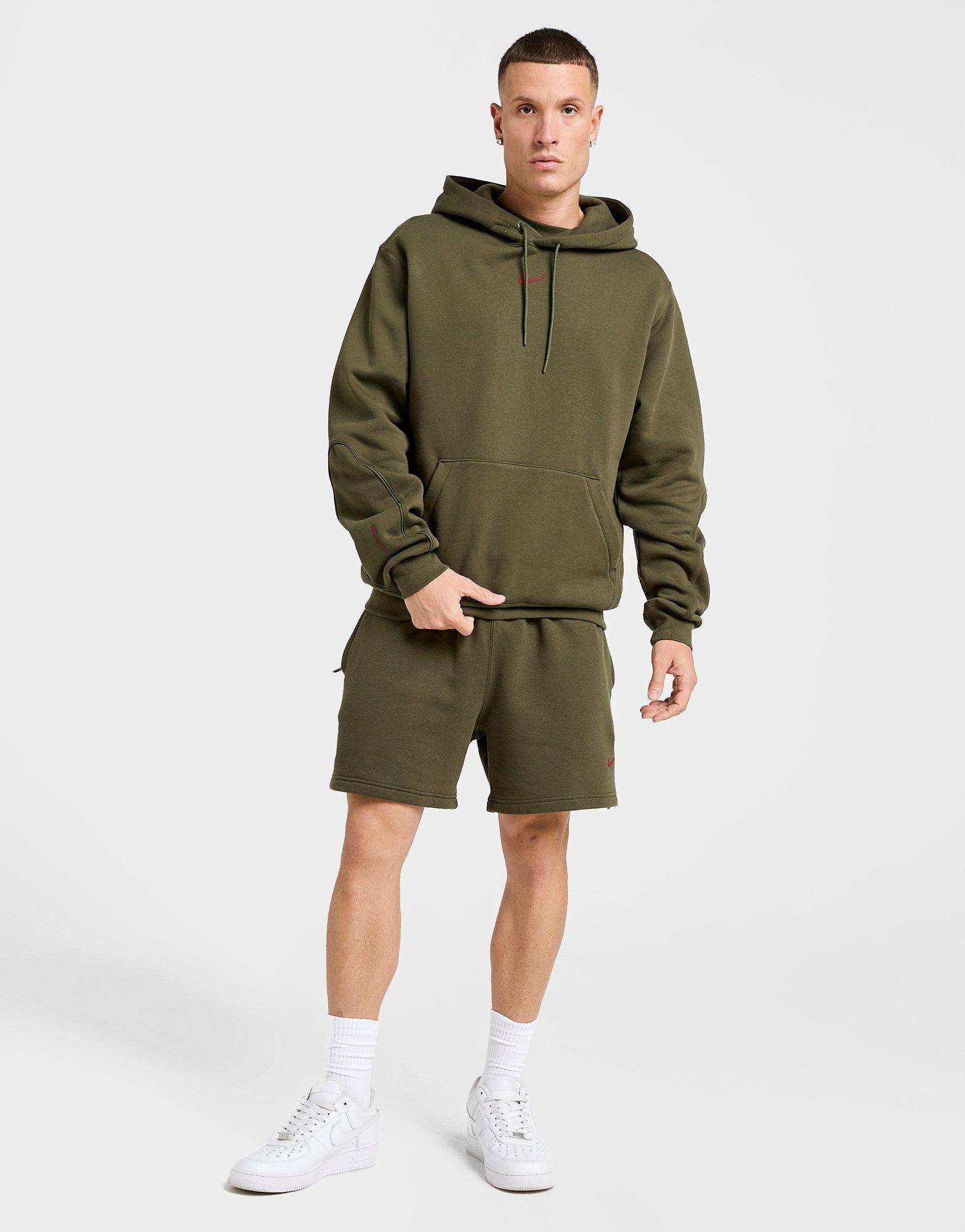 Чоловічі кофти NIKE КОФТА З КАПЮШОНОМ M NRG CS HOODIE FLC 2 HM5762-325 Хакі