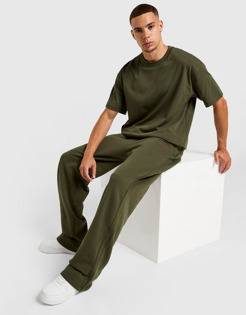 Vyriškos kelnės NIKE KELNĖS M NRG NOCTA CS PANT FLC OH FZ4675-325 Rusvai žalsva