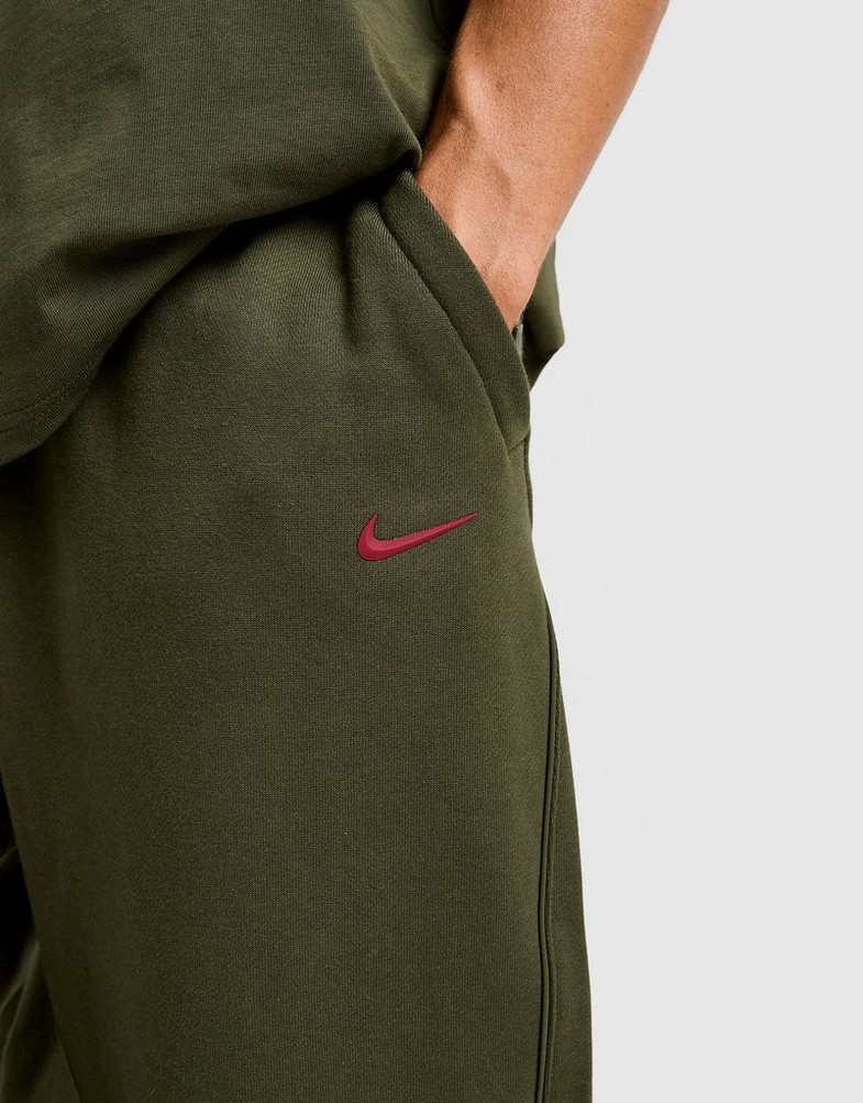 Vyriškos kelnės NIKE KELNĖS M NRG NOCTA CS PANT FLC OH FZ4675-325 Rusvai žalsva