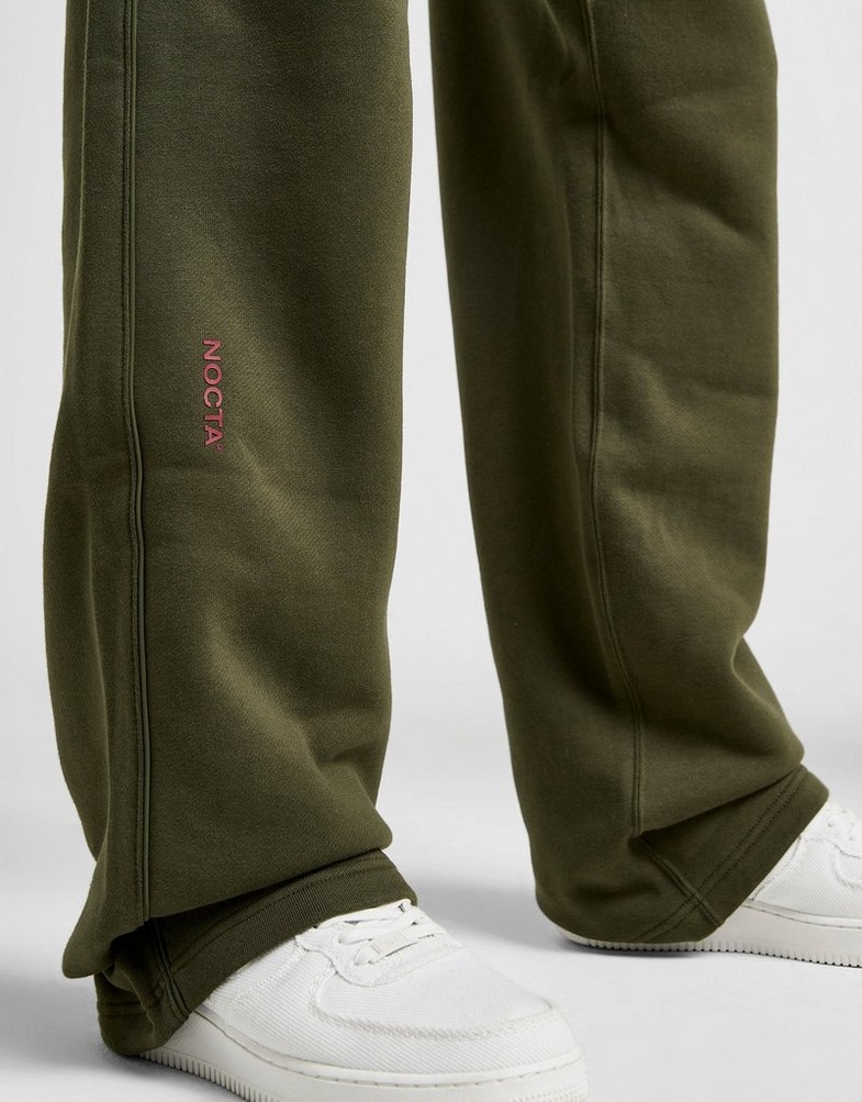 Vyriškos kelnės NIKE KELNĖS M NRG NOCTA CS PANT FLC OH FZ4675-325 Rusvai žalsva