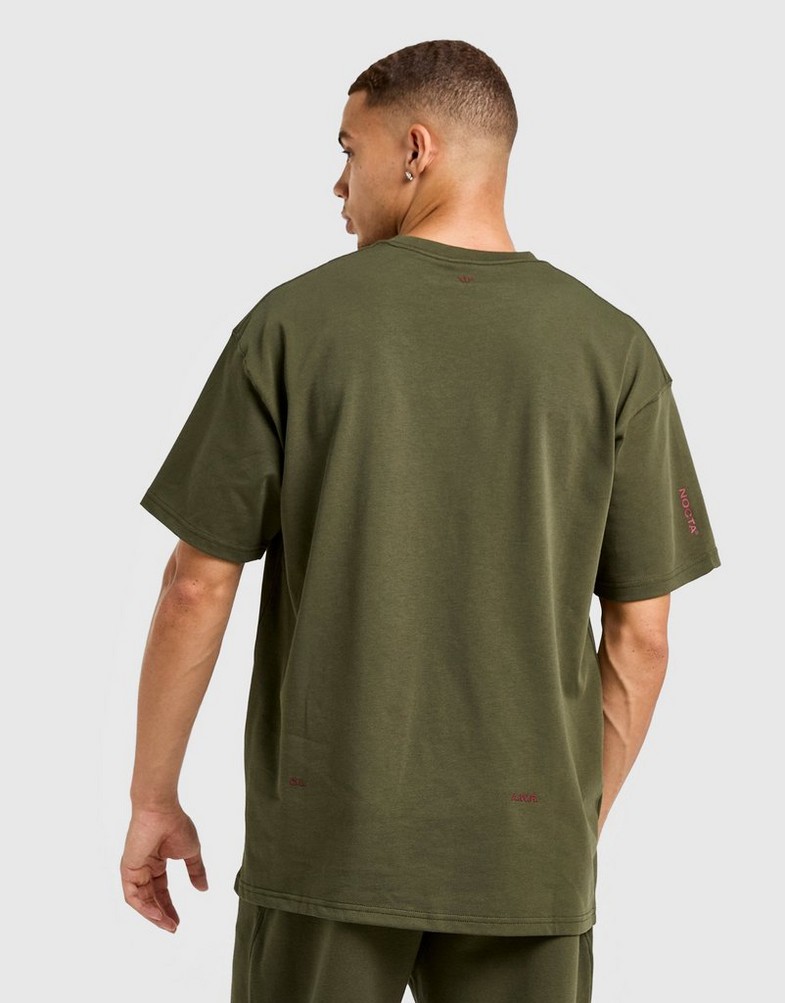 Vyriški marškiniai NIKE MARŠKINĖLIAI M NRG NOCTA CS TEE SS IB5673-325 Rusvai žalsva