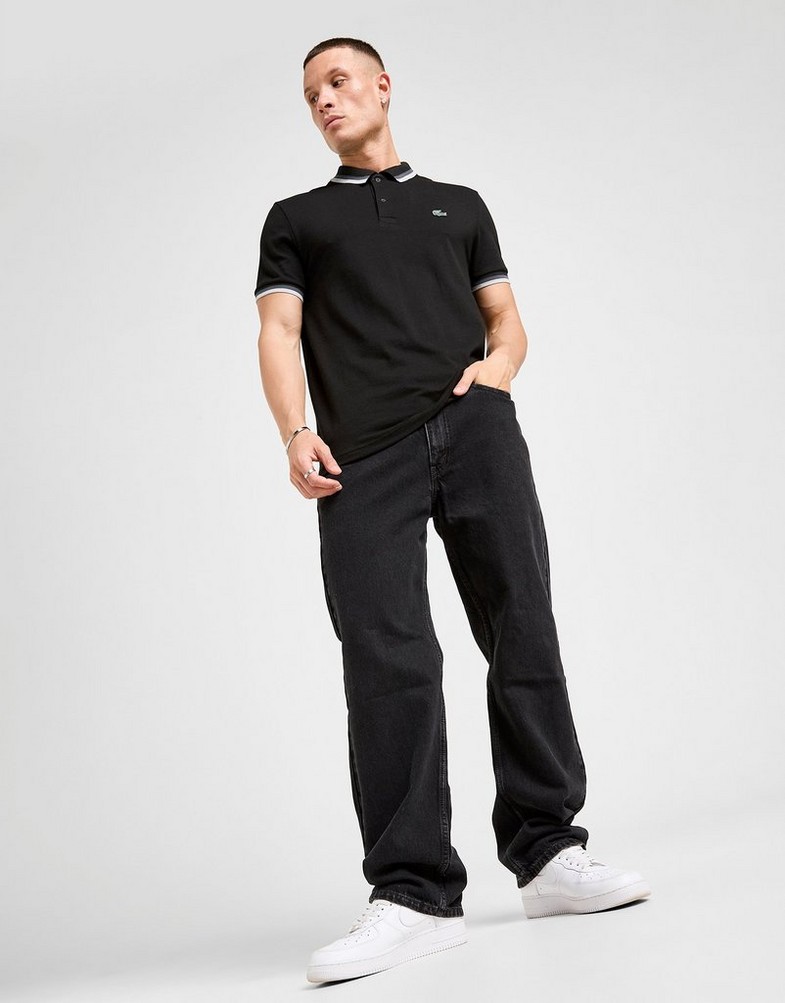 Vyriški polo marškinėliai LACOSTE POLO POLO DH9740031 Juoda