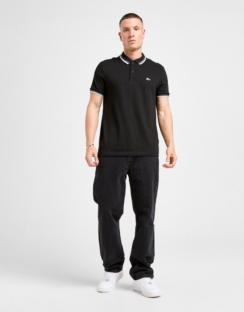 Vyriški polo marškinėliai LACOSTE POLO POLO DH9740031 Juoda