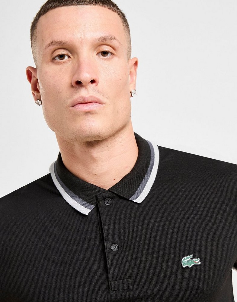 Vyriški polo marškinėliai LACOSTE POLO POLO DH9740031 Juoda