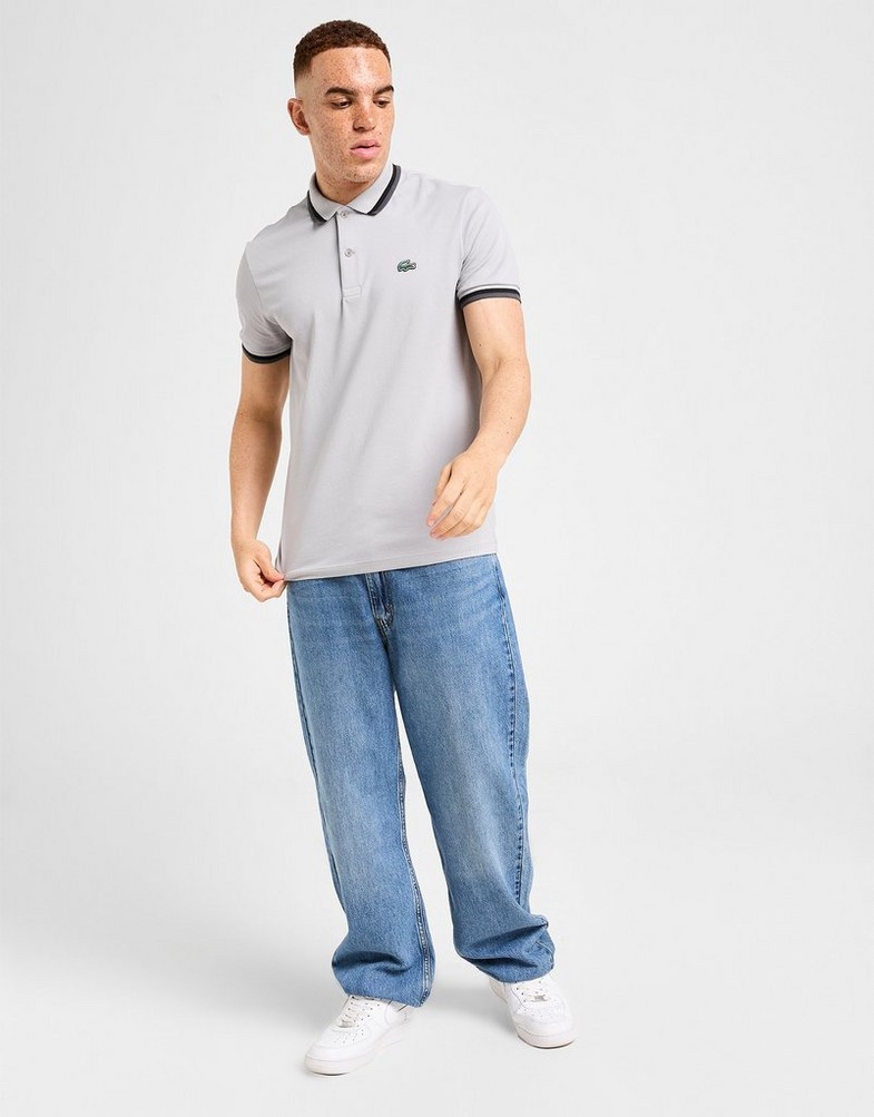 Vyriški polo marškinėliai LACOSTE POLO POLO DH97406SY Pilka