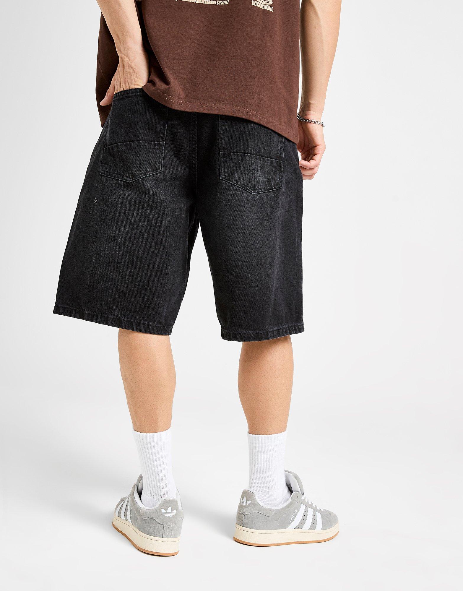 Krótkie spodenki, szorty męskie UNLIKE HUMANS SZORTY RICK SHT DDEN-WBD ULHTM10279036 Czarny