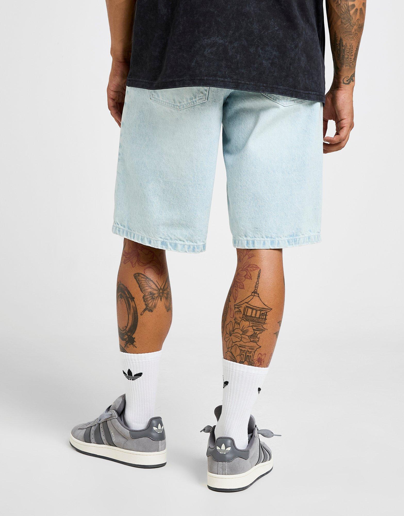 Pánske šortky UNLIKE HUMANS ŠORTKY  MICK SHT LDEN-STN ULHTM10282639 Modrá