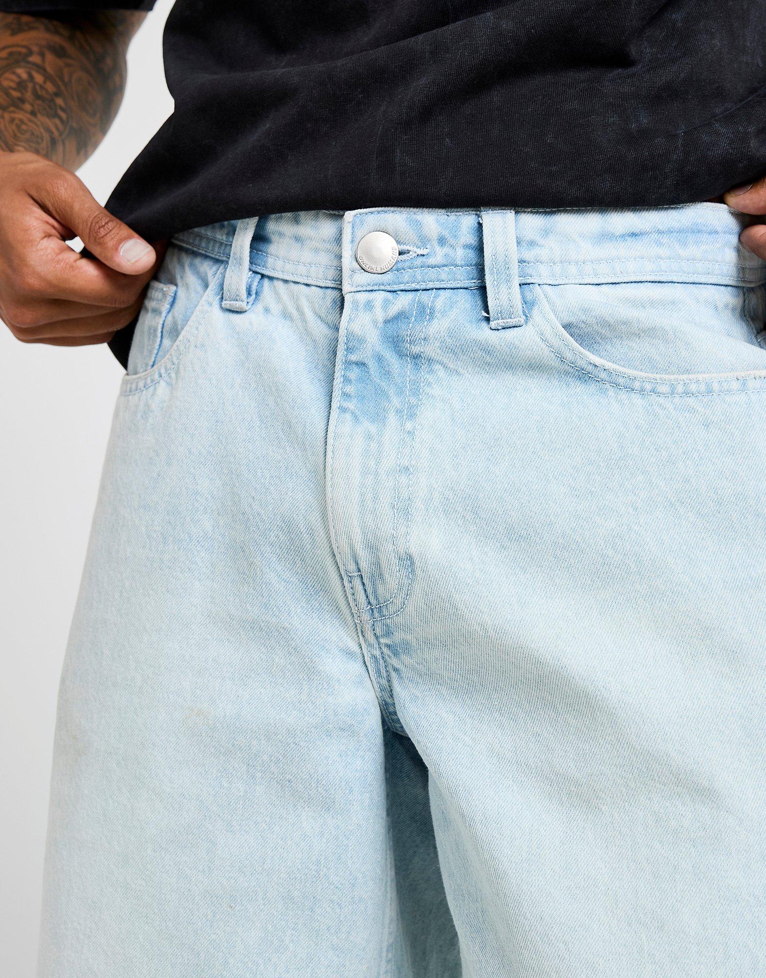 Pánske šortky UNLIKE HUMANS ŠORTKY  MICK SHT LDEN-STN ULHTM10282639 Modrá