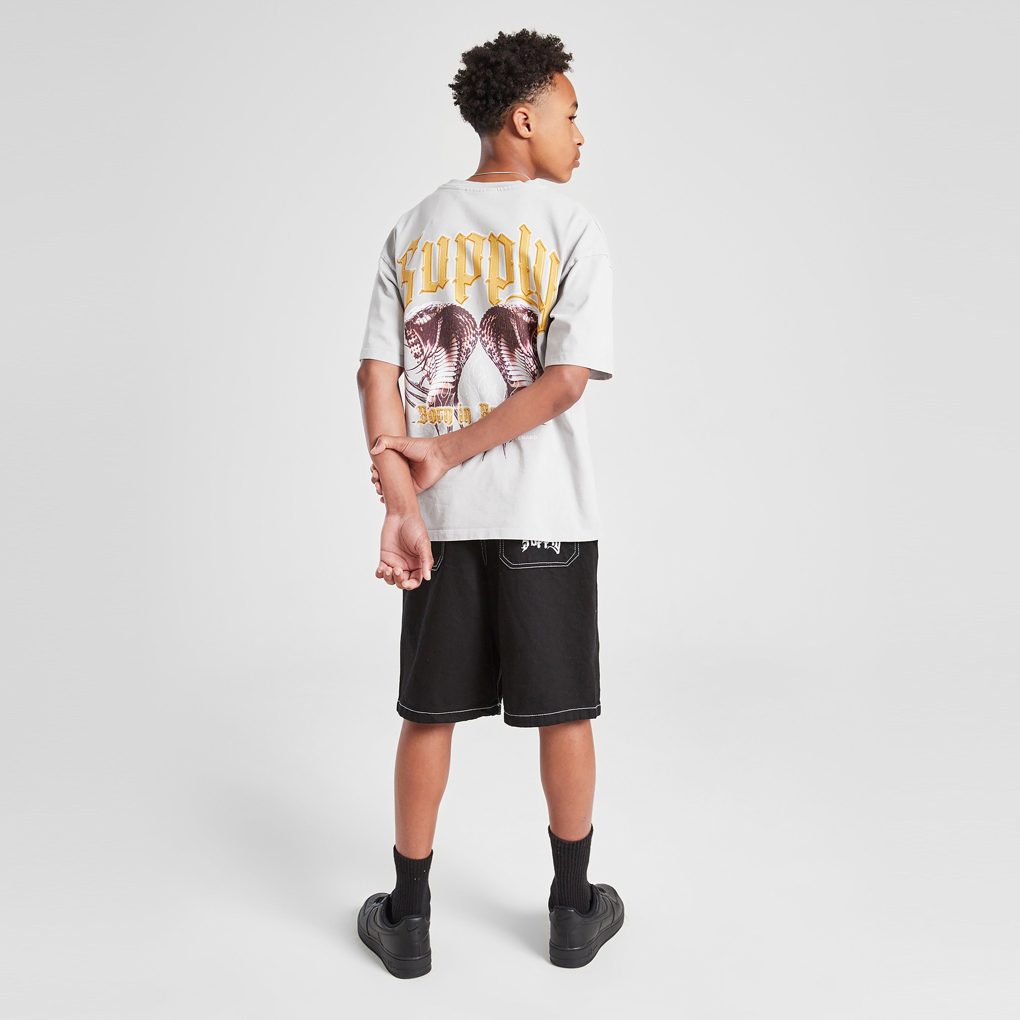 Gyerek póló SUPPLY&DEMAND PÓLÓ CATCHER GRY-HIR B