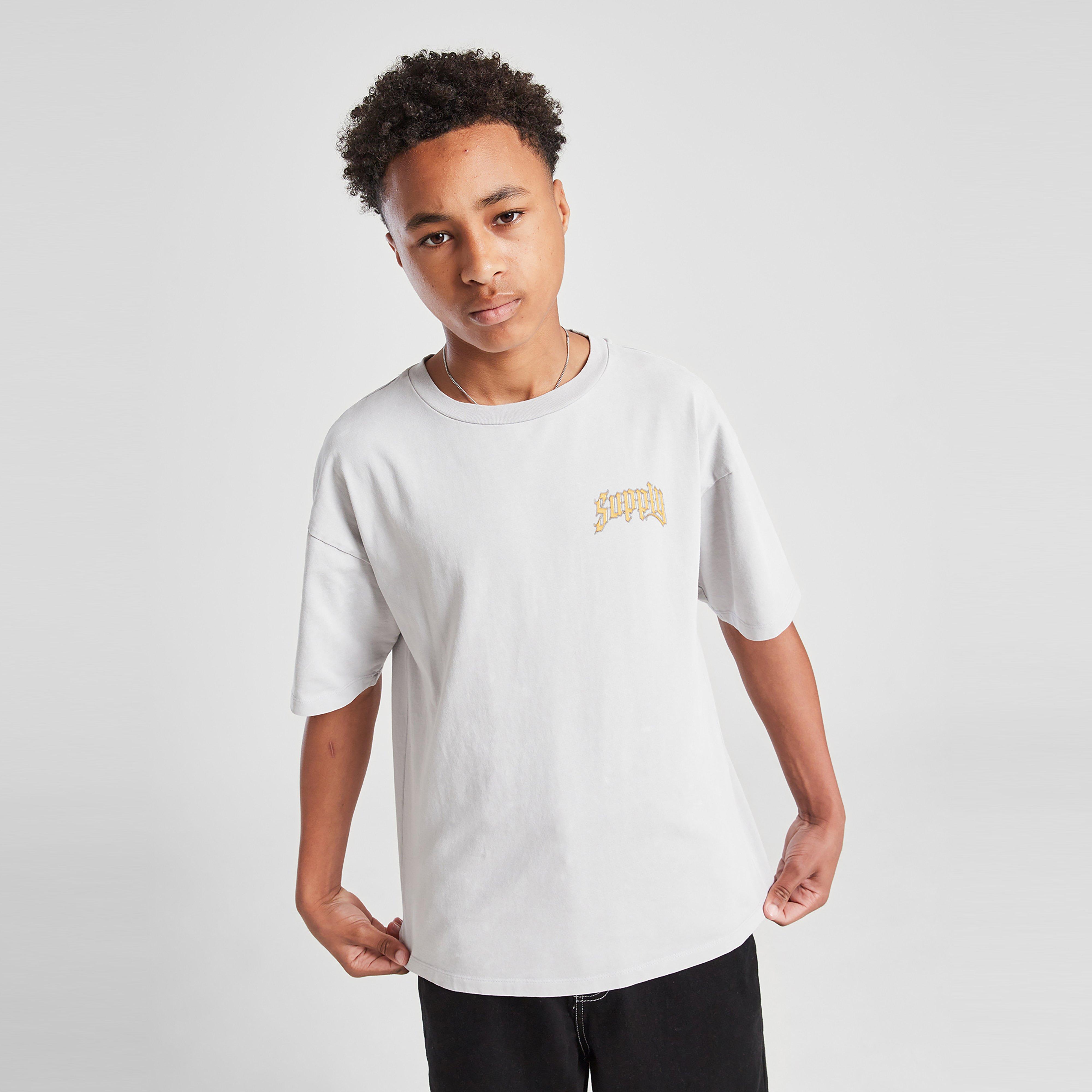 Gyerek póló SUPPLY&DEMAND PÓLÓ CATCHER GRY-HIR B