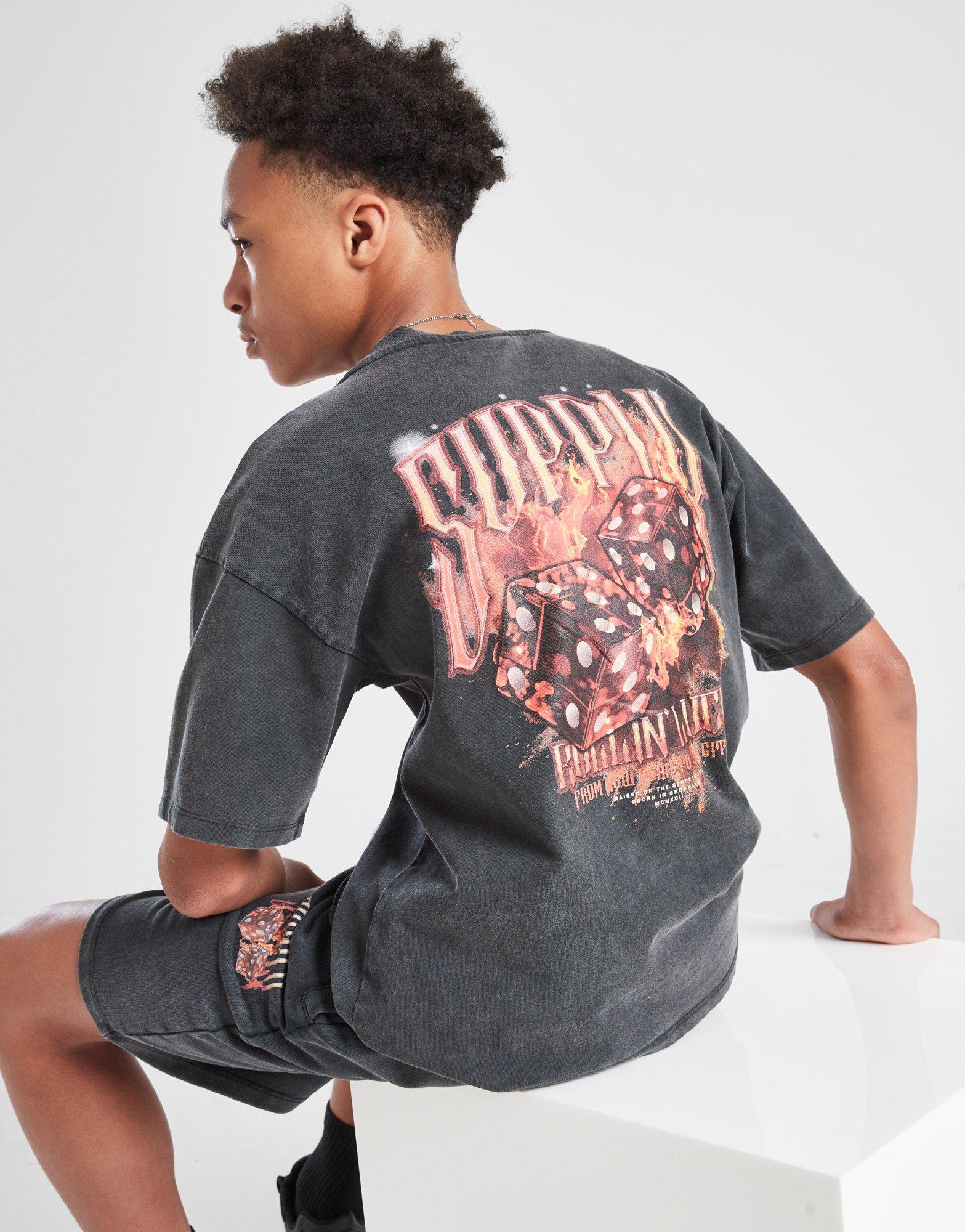 Pantaloni scurți pentru copii SUPPLY&DEMAND PANTALONI SCURȚI FIRE DICE BLK-BLK B SUPTJB17755007 Negru