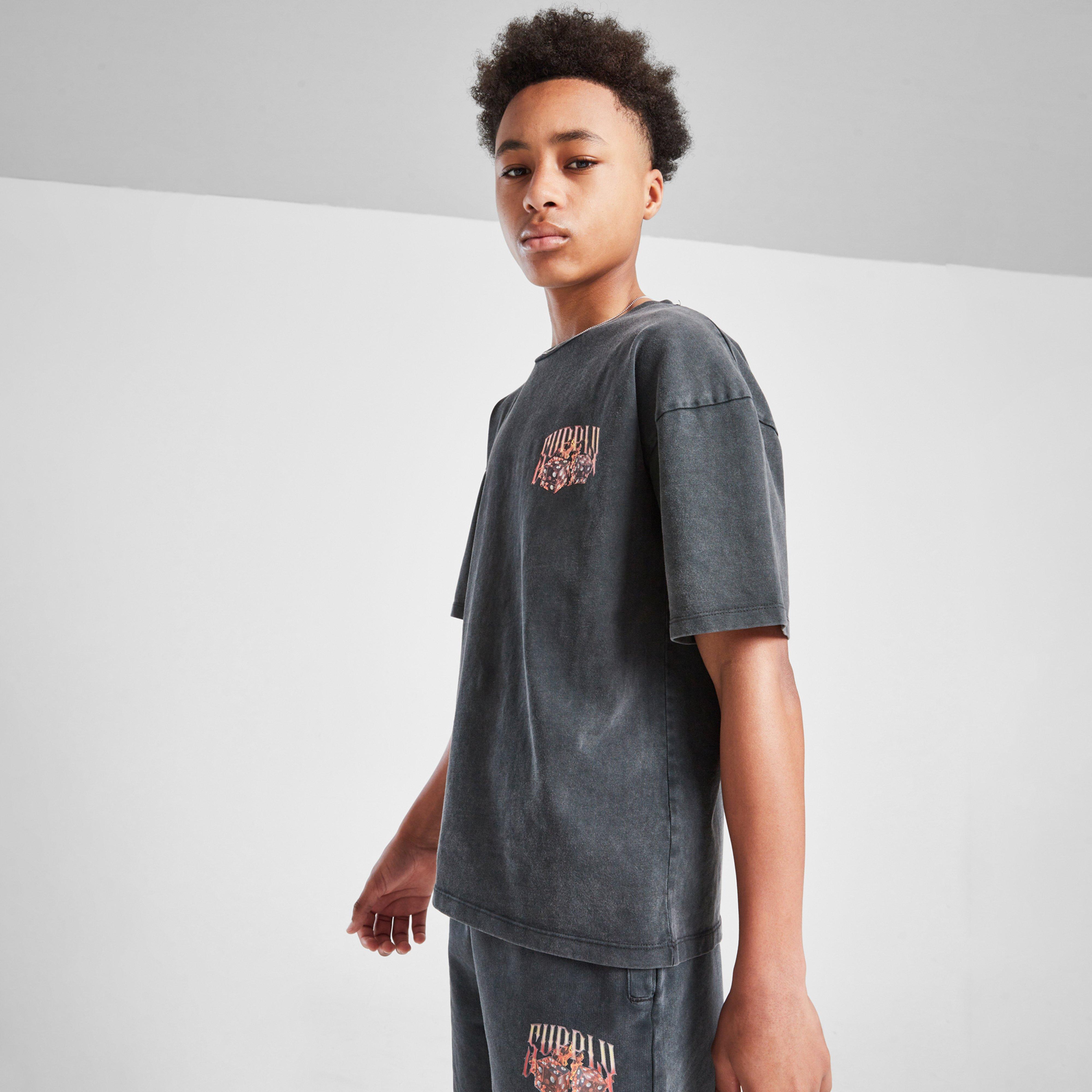 Gyerek póló SUPPLY&DEMAND PÓLÓ FIRE DICE BLK-BLK B