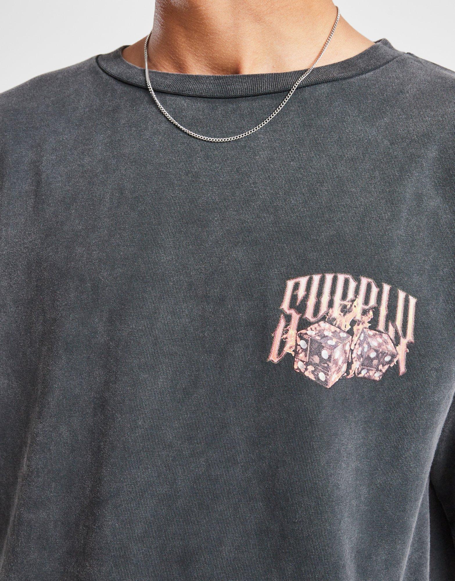 Detské tričko SUPPLY&DEMAND TRIČKO FIRE DICE BLK-BLK B SUPTJB17752007 Čierna