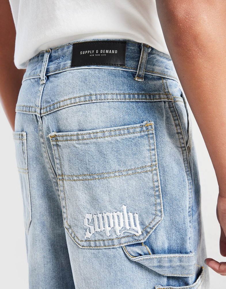 Pantaloni scurți pentru copii SUPPLY&DEMAND PANTALONI SCURȚI SUIYO DNM LDEN-LBWD B SUPTJB17624885 Albastru