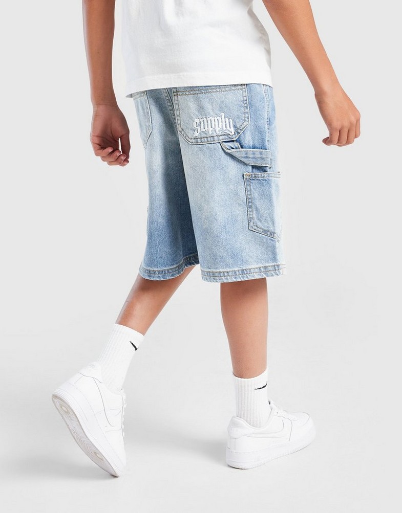 Pantaloni scurți pentru copii SUPPLY&DEMAND PANTALONI SCURȚI SUIYO DNM LDEN-LBWD B SUPTJB17624885 Albastru