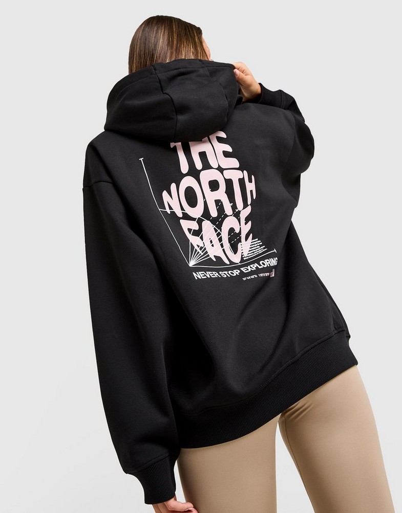 Bluză pentru femei THE NORTH FACE BLUZĂ CU GLUGĂ BALANCED COMP OS NF0A8F7SJK31 Negru