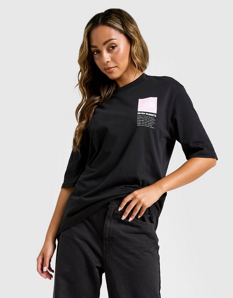 Tricou pentru femei THE NORTH FACE TRICOU SEVEN SUMMITS OVERSIZE TEE NF0A8F7UJK31 Negru
