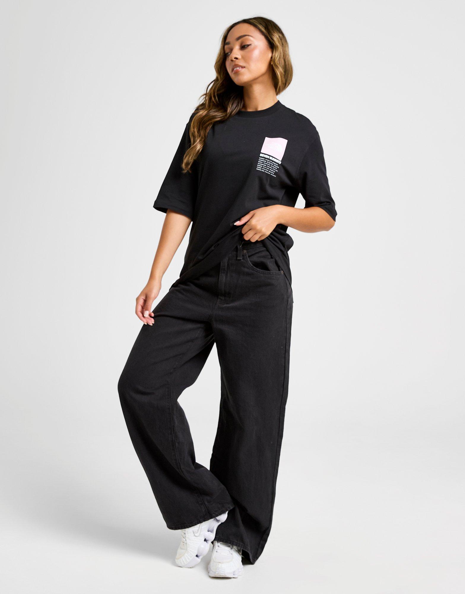 Koszulka, t-shirt damski THE NORTH FACE T-SHIRT SEVEN SUMMITS OVERSIZE TEE NF0A8F7UJK31 Czarny