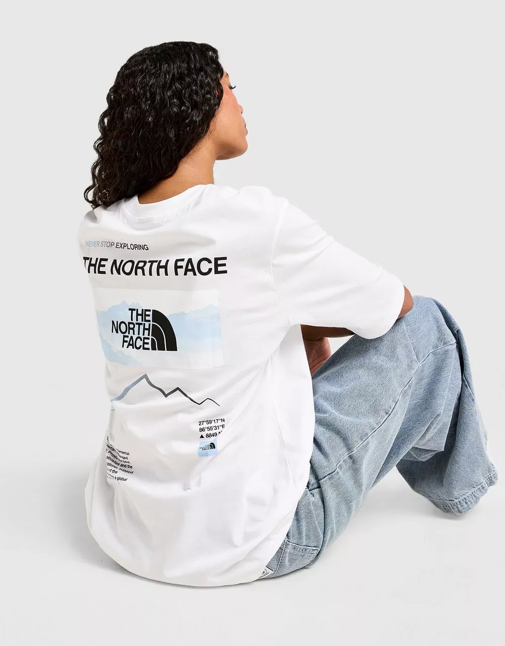THE NORTH FACE ФУТБОЛКА W GRADIENT FLOW OVERSIZE, фото 1 з 5