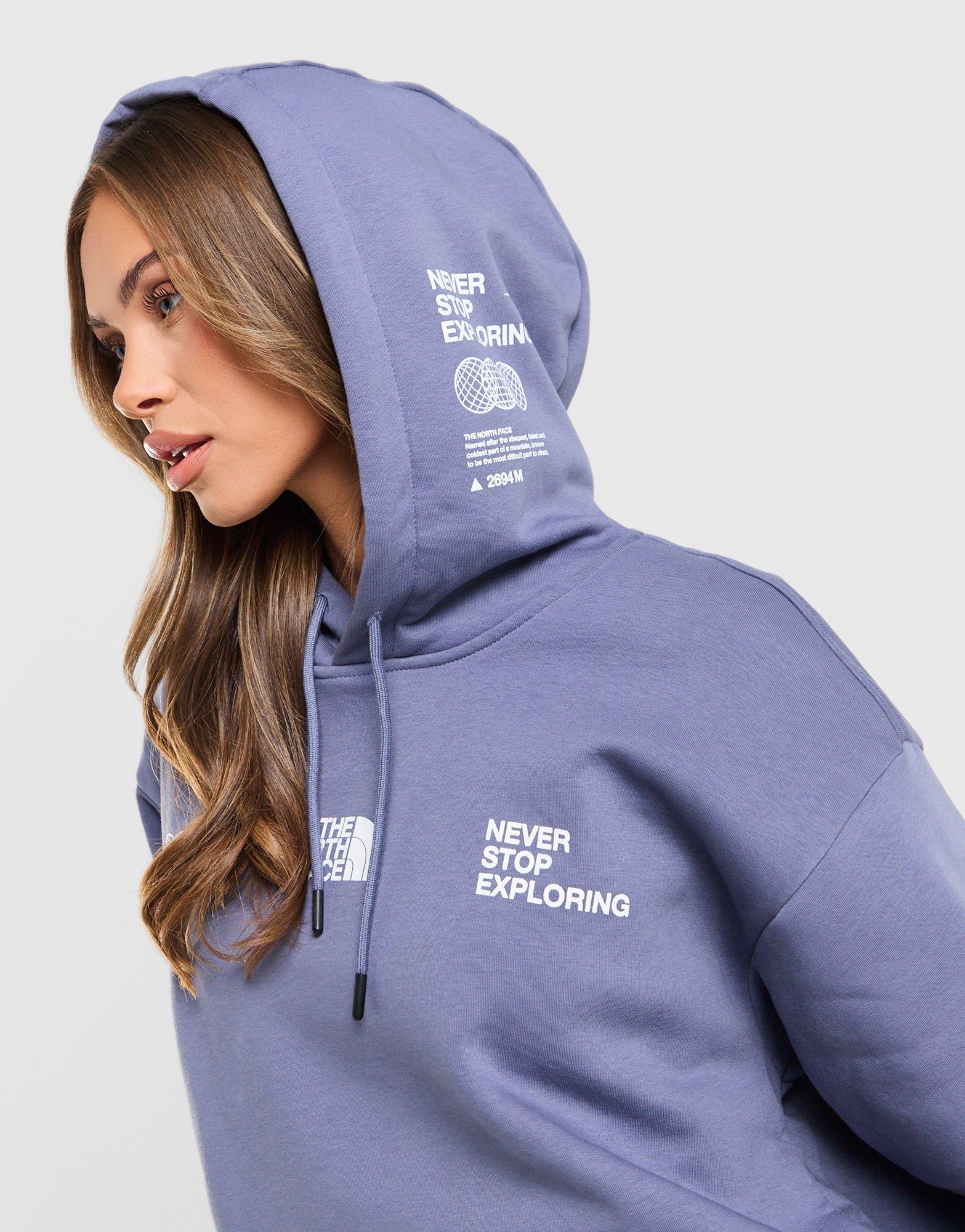 Bluza damska THE NORTH FACE BLUZA Z KAPTUREM W LOCATION OS HD NF0A8F7RBTR1 Granatowy