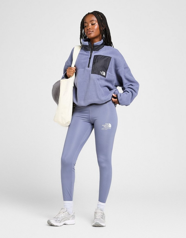 Bluza damska THE NORTH FACE BLUZA ROZPINANA W HANAGITA 1/4 ZIP NF0A8FY6BTR1 Granatowy