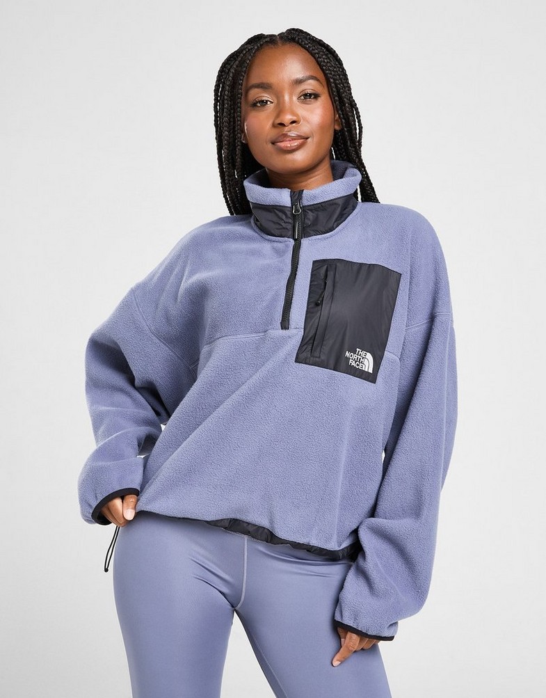 Bluza damska THE NORTH FACE BLUZA ROZPINANA W HANAGITA 1/4 ZIP NF0A8FY6BTR1 Granatowy