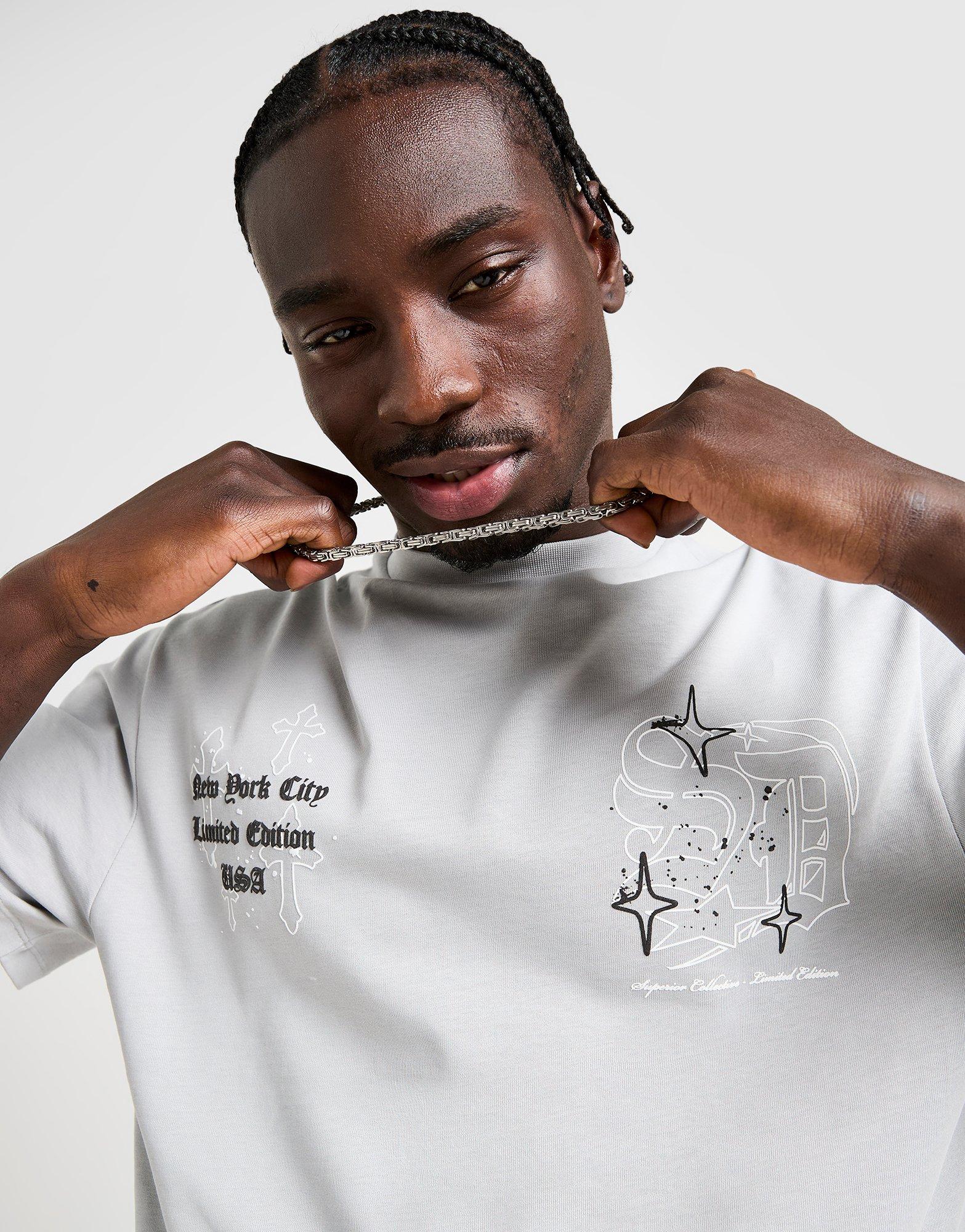 Чоловічі футболки SUPPLY&DEMAND ФУТБОЛКА VITO TEE GRY-HIR SUPTM17465020 Сірий