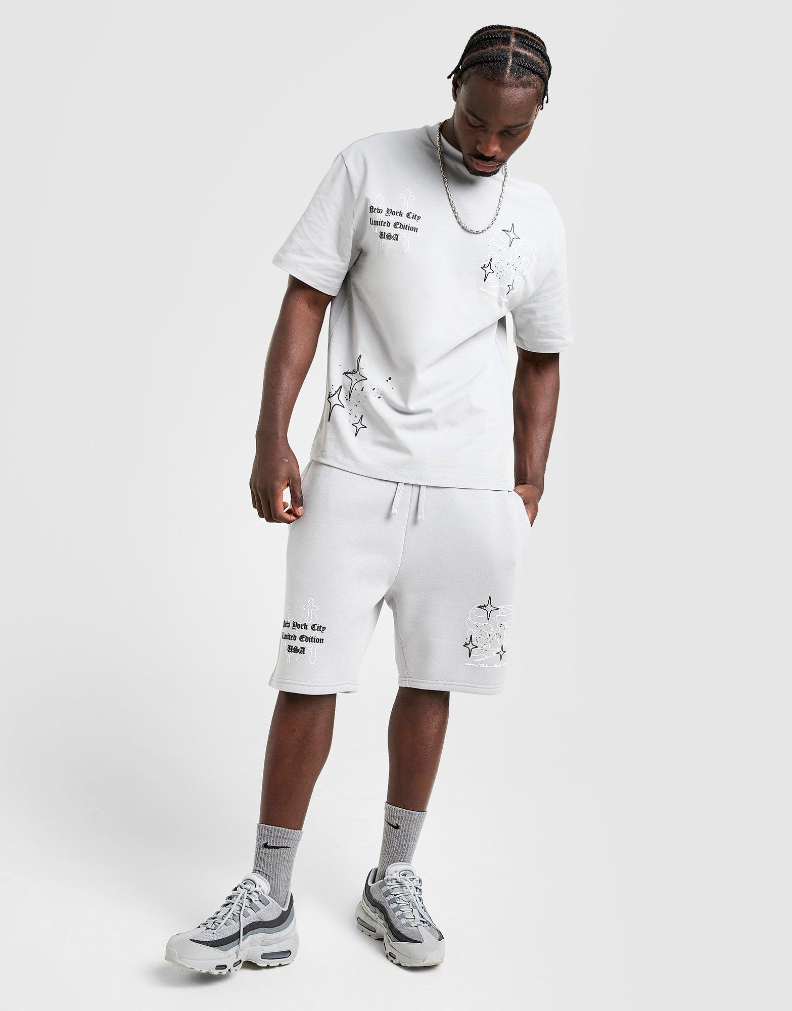 Чоловічі футболки SUPPLY&DEMAND ФУТБОЛКА VITO TEE GRY-HIR SUPTM17465020 Сірий