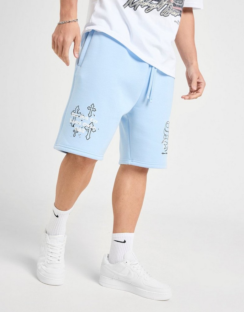 Pantaloni scurți pentru bărbați SUPPLY&DEMAND PANTALONI SCURȚI VITO SHT BLU-CLN SUPTM17935837 Albastru