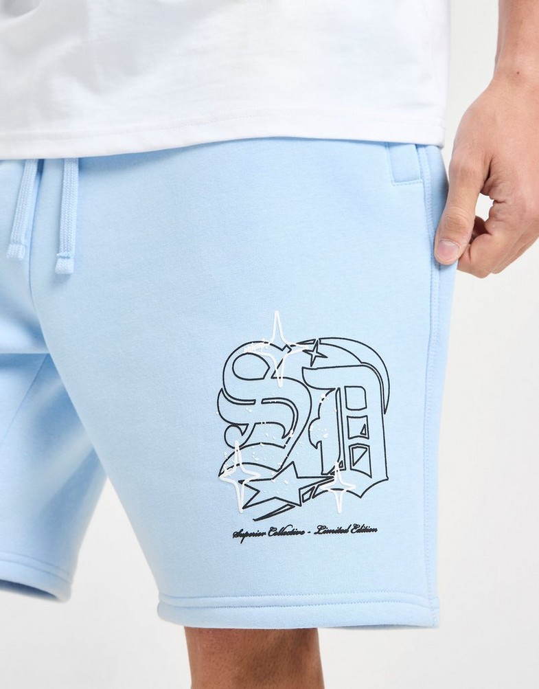 Pantaloni scurți pentru bărbați SUPPLY&DEMAND PANTALONI SCURȚI VITO SHT BLU-CLN SUPTM17935837 Albastru