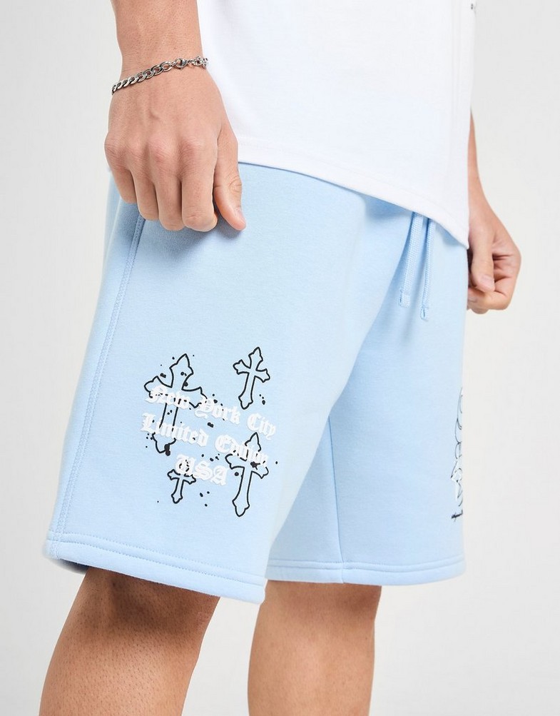 Pantaloni scurți pentru bărbați SUPPLY&DEMAND PANTALONI SCURȚI VITO SHT BLU-CLN SUPTM17935837 Albastru
