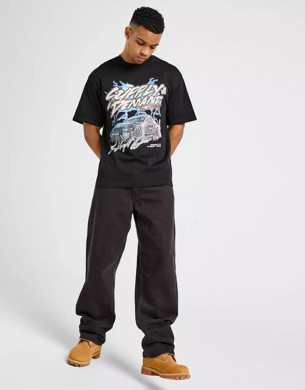 Supply & Demand SUPPLY&DEMAND ФУТБОЛКА NASTY TEE BLK-BLK, фото 1 з 5