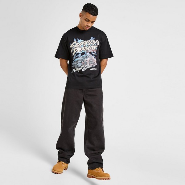 SUPPLY&amp;DEMAND PÓLÓ NASTY TEE BLK-BLK