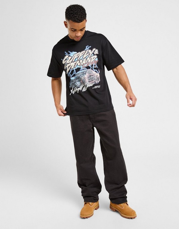 Supply&demand T-Shirt Nasty Tee Blk-Blk - obrazek 3