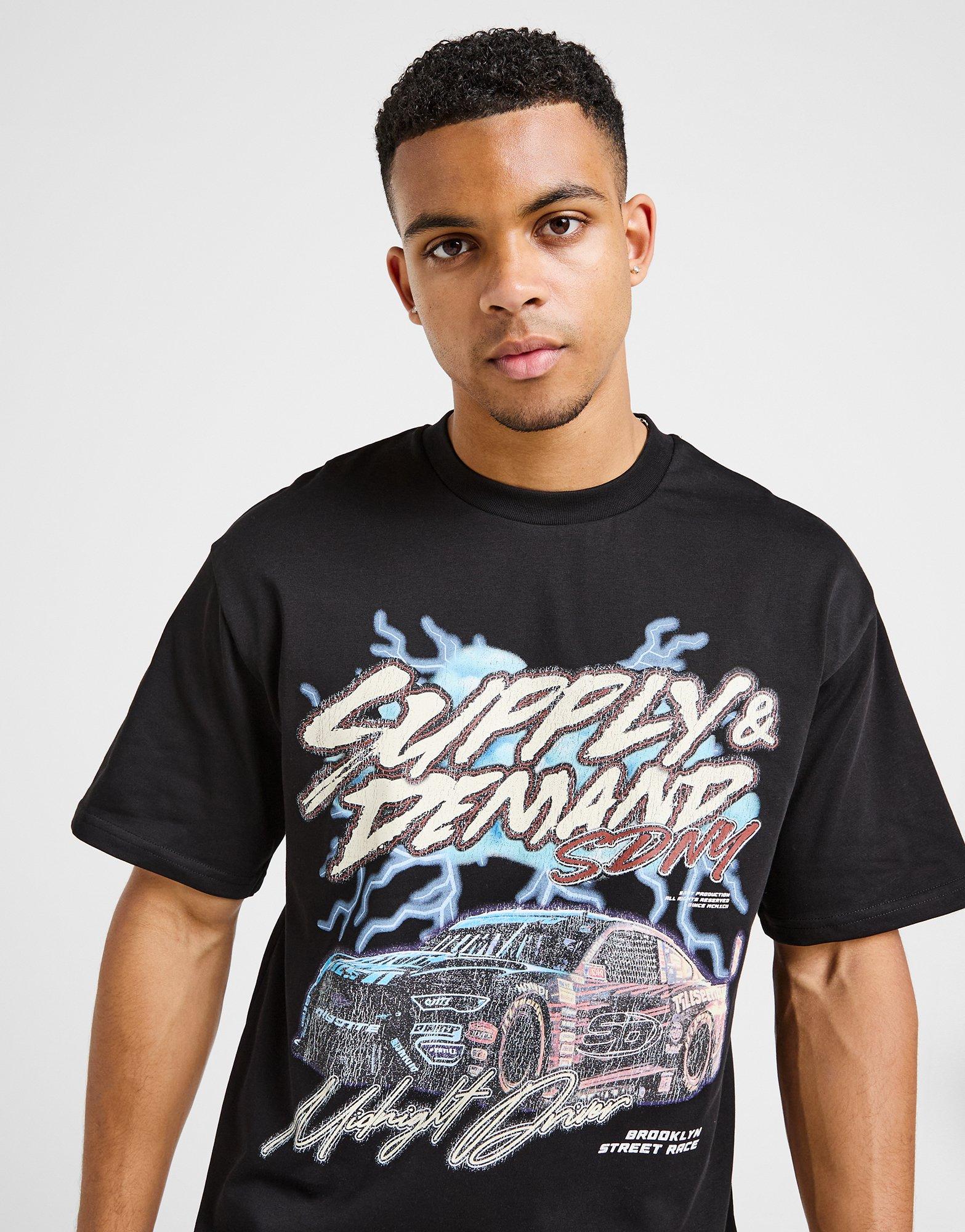 Мъжка тениска SUPPLY&DEMAND ТЕНИСКА NASTY TEE BLK-BLK SUPTM17891007 Син