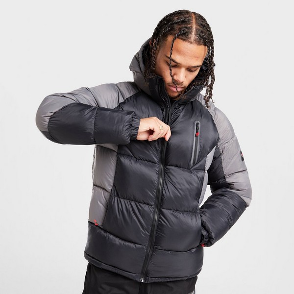 MCKENZIE KABÁT TÉLI TOBA BUBL JKT BLK-BLK