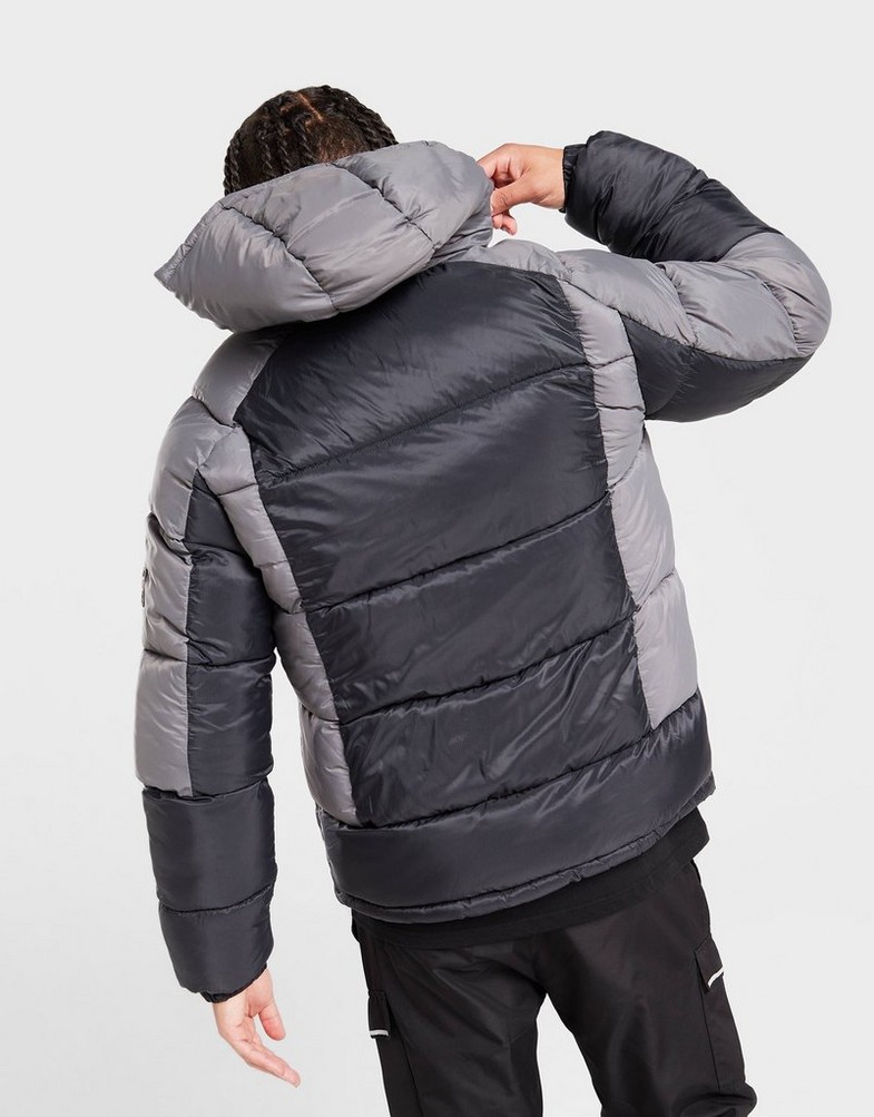 Kurtka męska MCKENZIE KURTKA ZIMOWA TOBA BUBL JKT BLK-BLK MCKTM16881007 Czarny