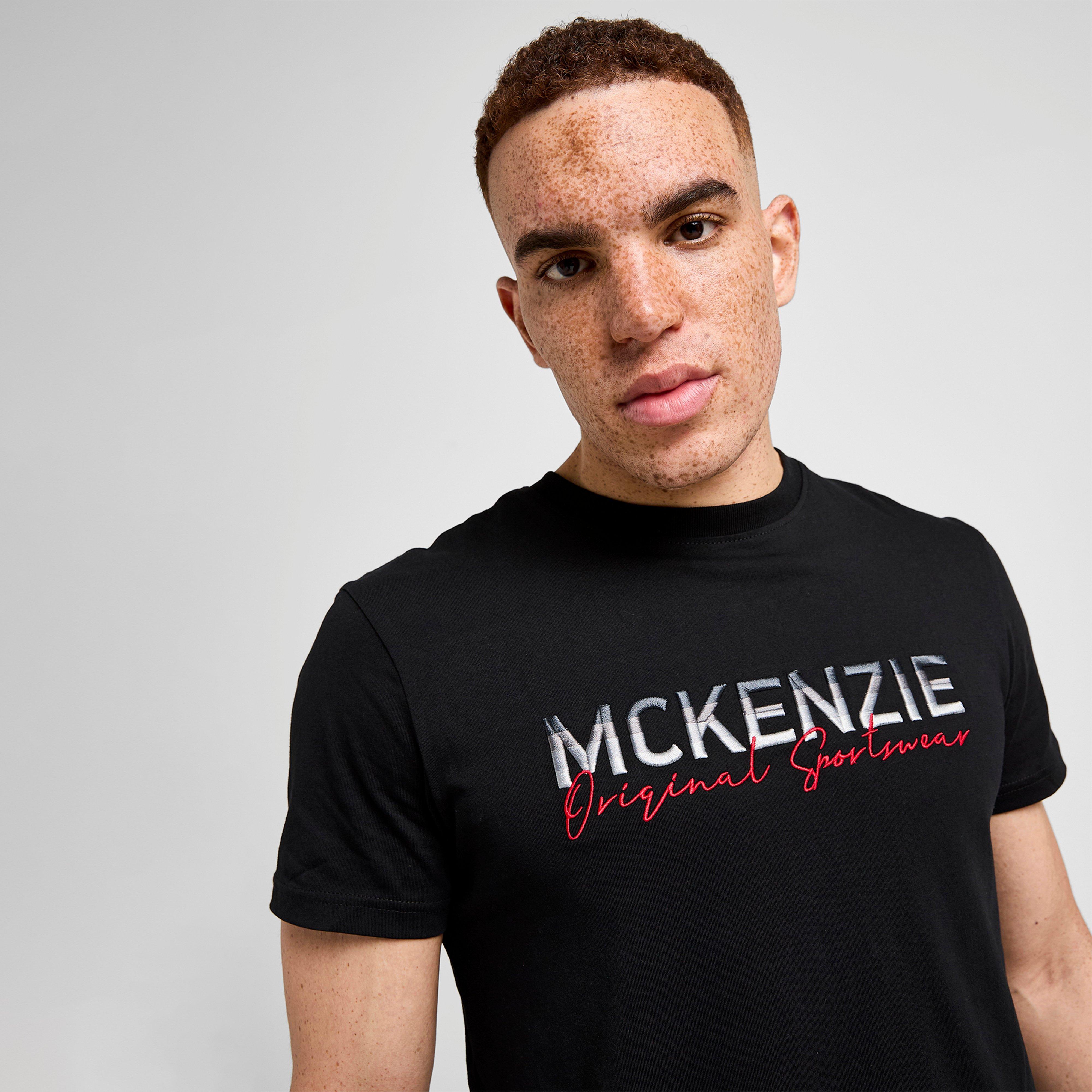 Férfi póló MCKENZIE PÓLÓ CASSON TEE BLK-BLK