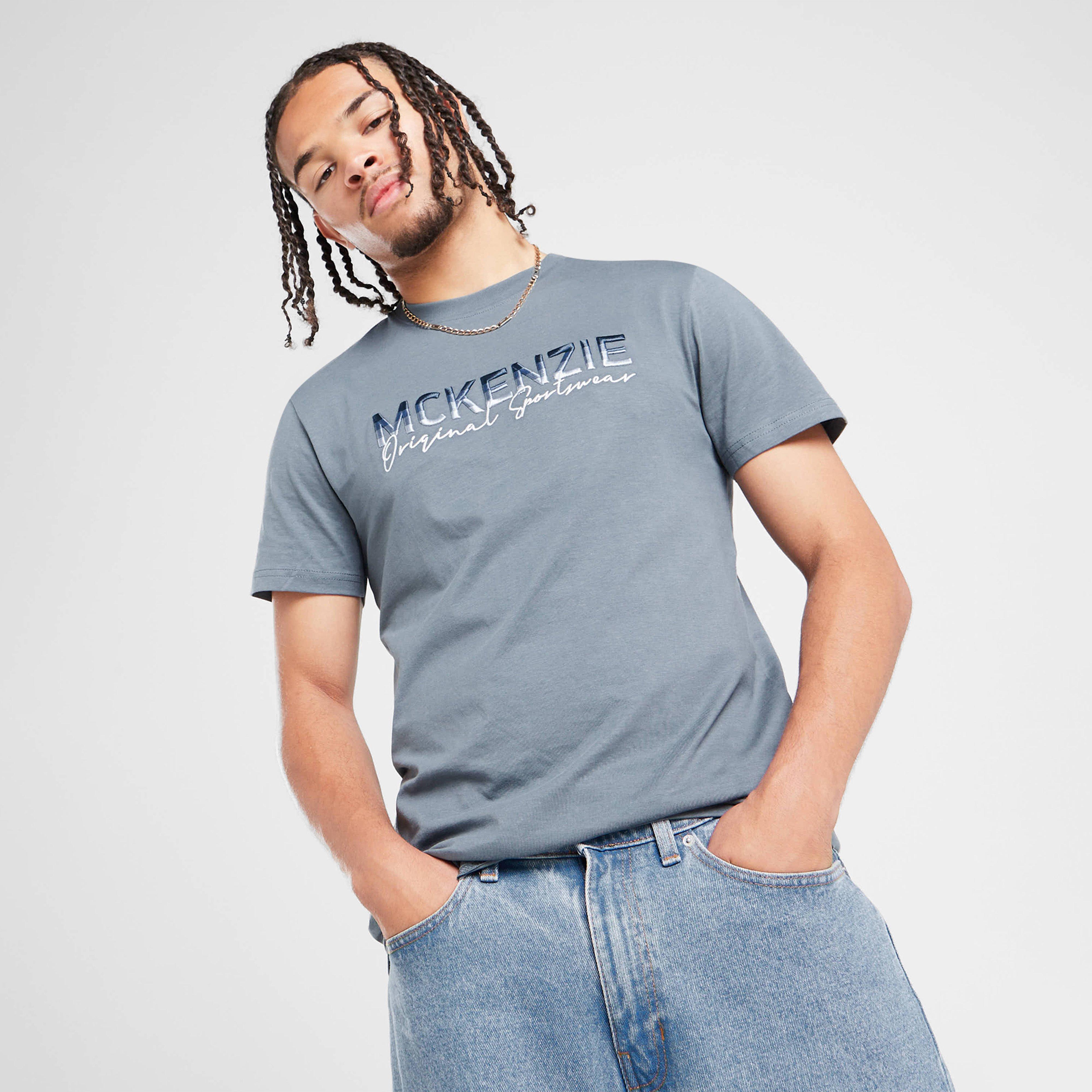 Férfi póló MCKENZIE PÓLÓ CASSON TEE GRY-OTBM