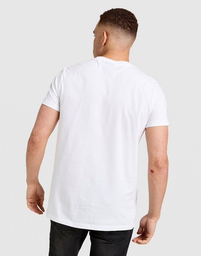 Tricou pentru bărbați MCKENZIE TRICOU CASSON TEE WHT-WHT MCKTM16757010 Alb
