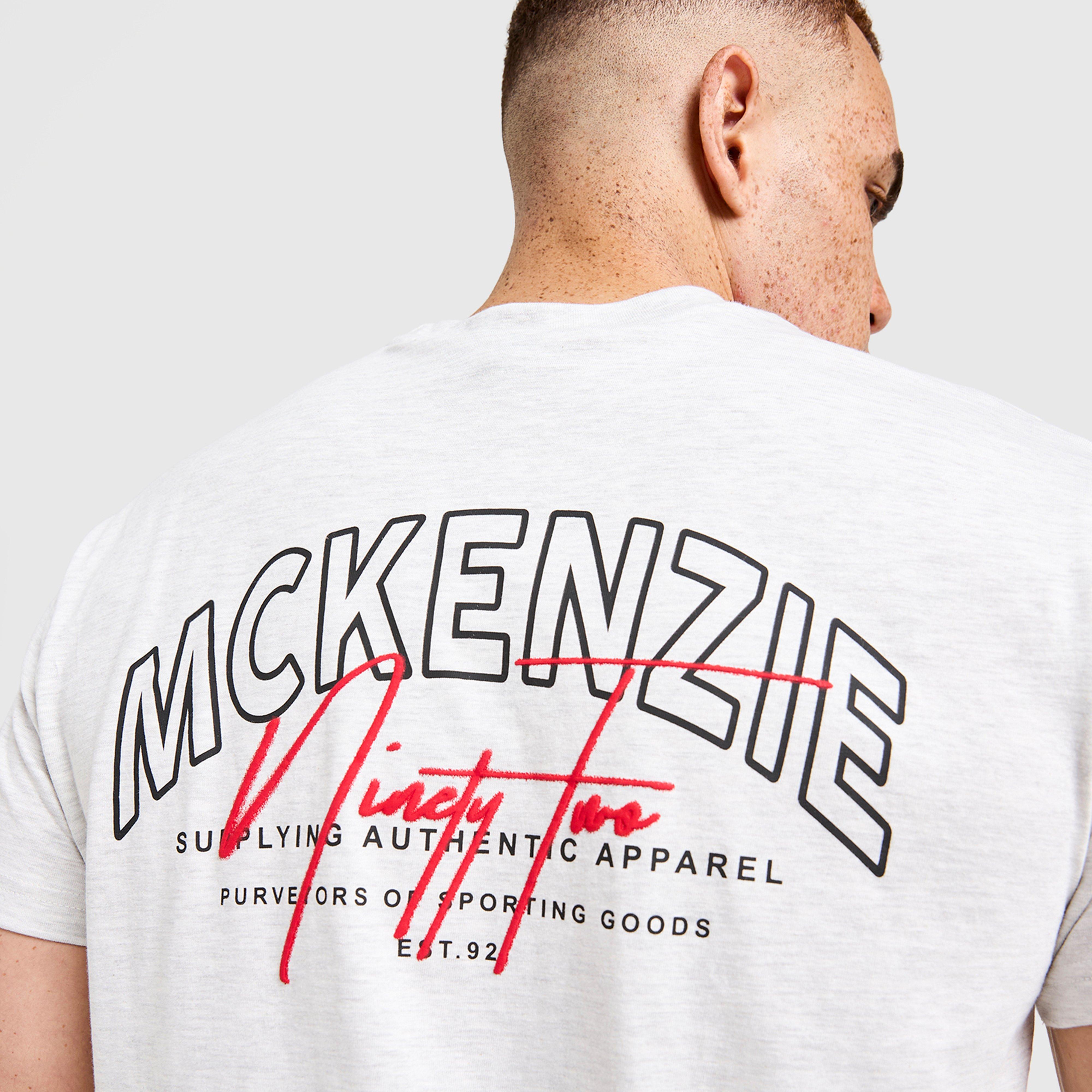 Férfi póló MCKENZIE PÓLÓ SCRIPT TEE GMRL-GMRL