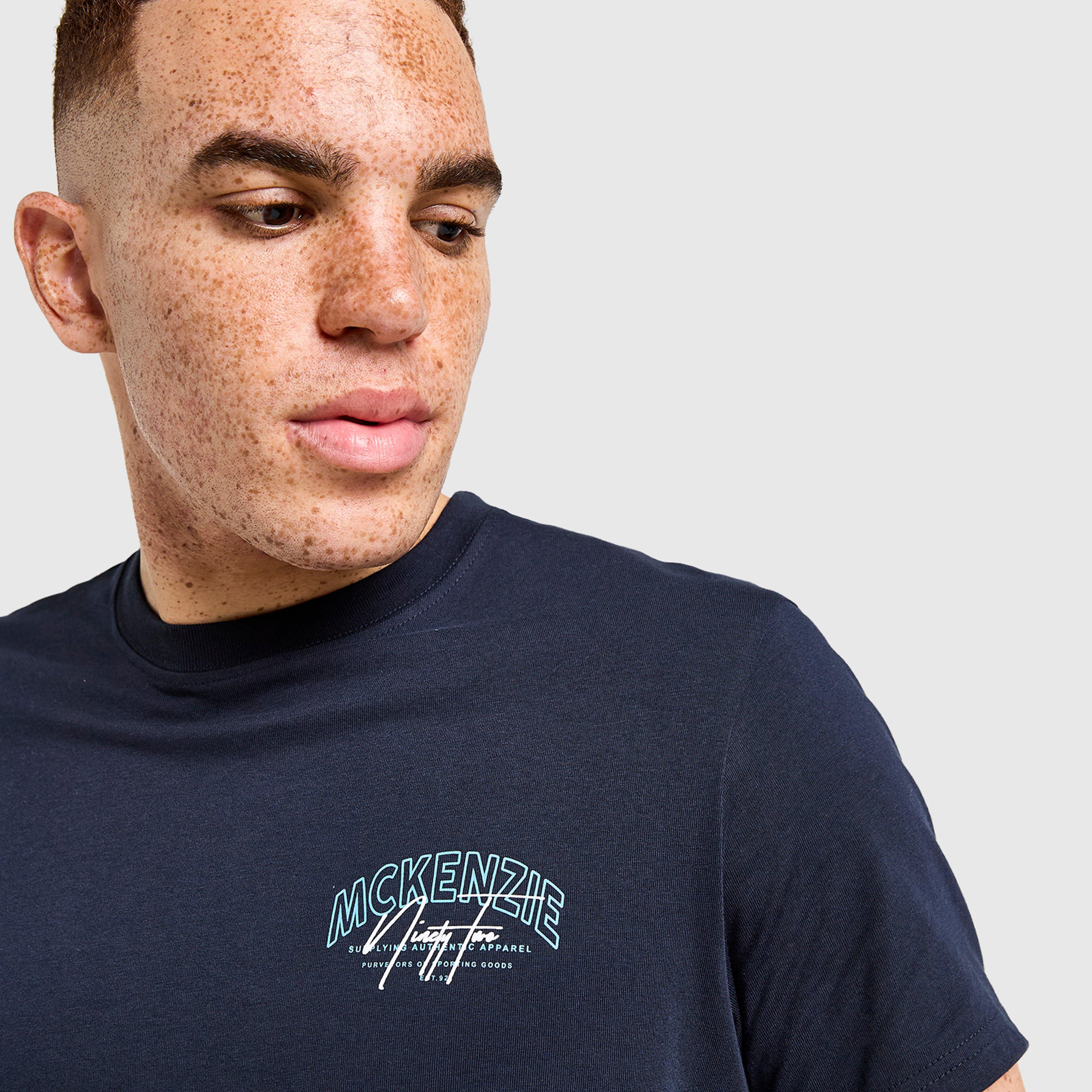 Férfi póló MCKENZIE PÓLÓ SCRIPT TEE NVY-SKC