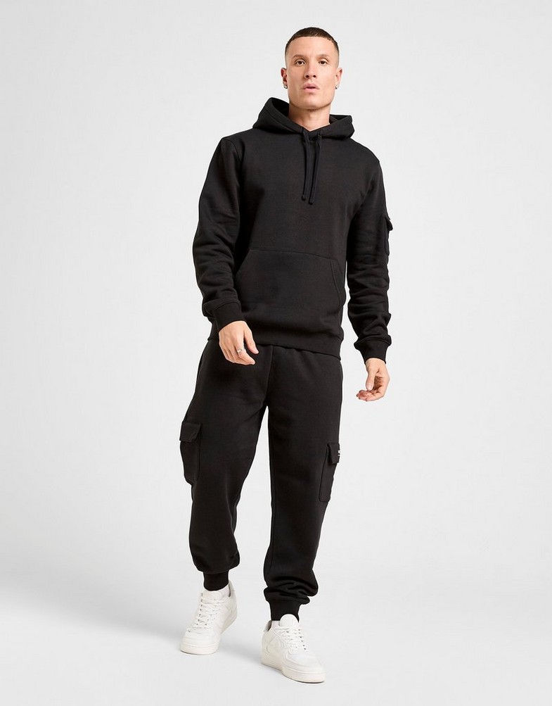 Мъжки анцуг MCKENZIE КОМПЛЕКТ ESS CRG ST BLK-BLK MCKTM16892007 Черен
