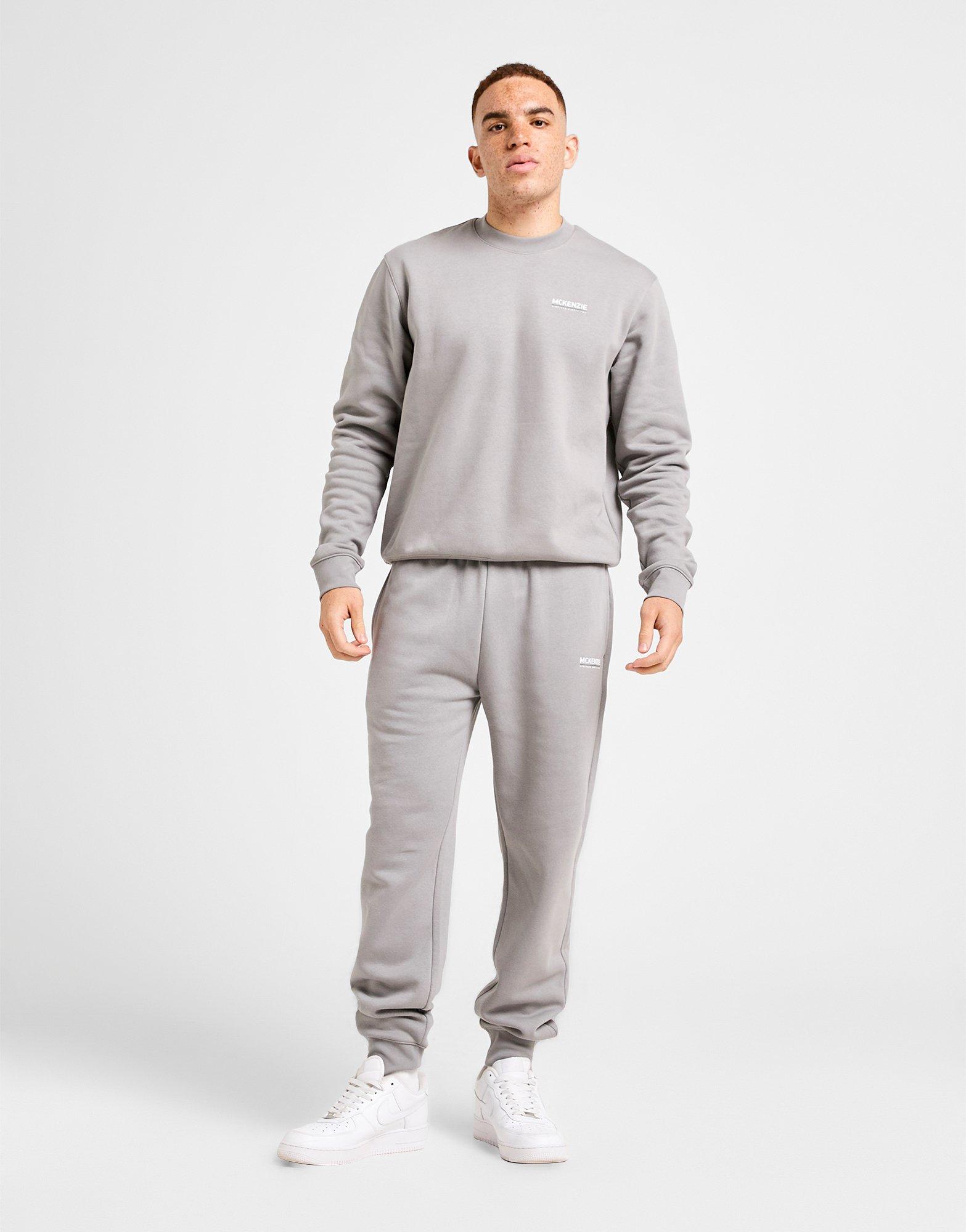 Vyriška sportiniai kostiumai MCKENZIE KOMPLEKTAS ROCCO FZ HD BLK-BLK MCKTM16675714 Pilka