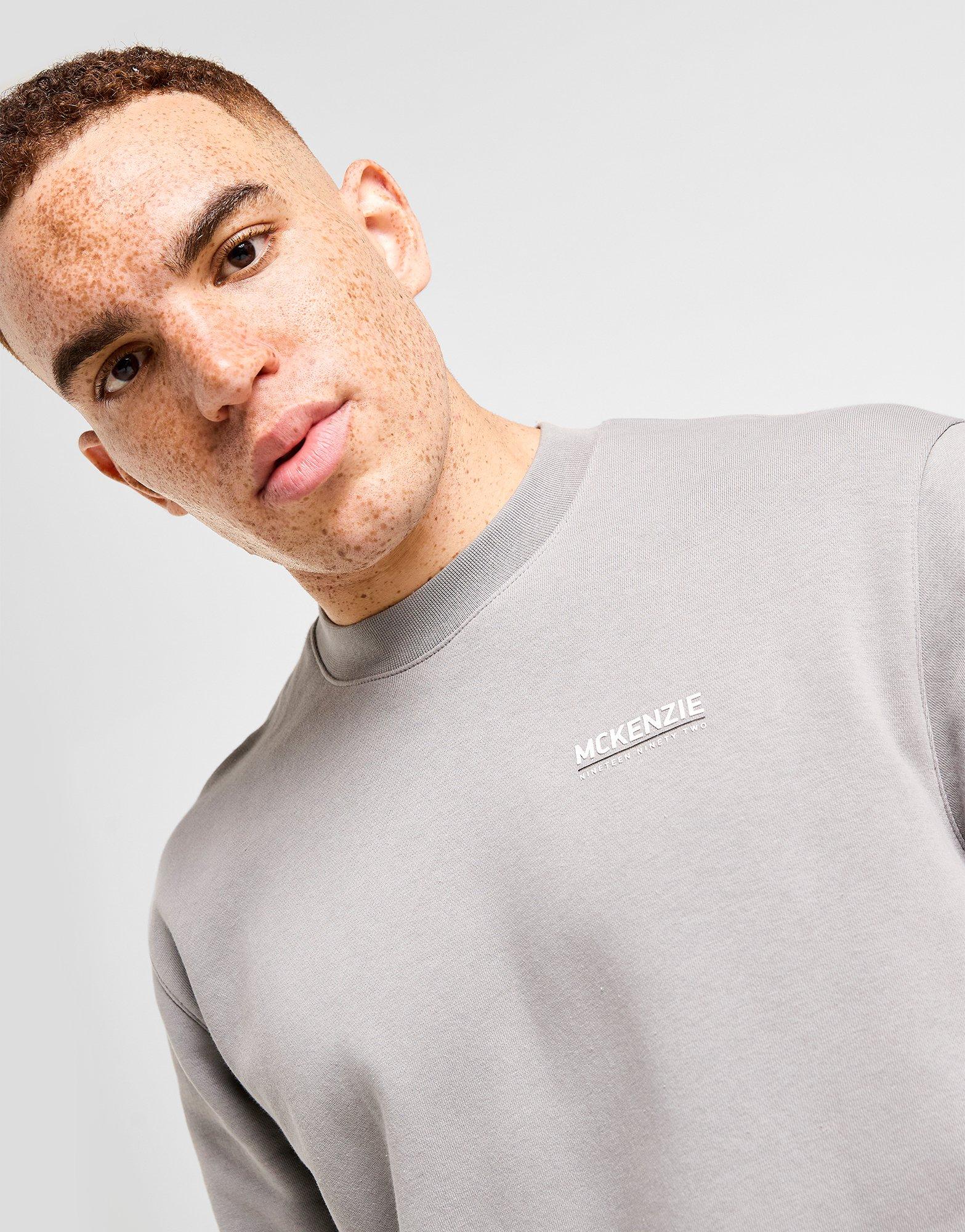 Vyriška sportiniai kostiumai MCKENZIE KOMPLEKTAS ROCCO FZ HD BLK-BLK MCKTM16675714 Pilka