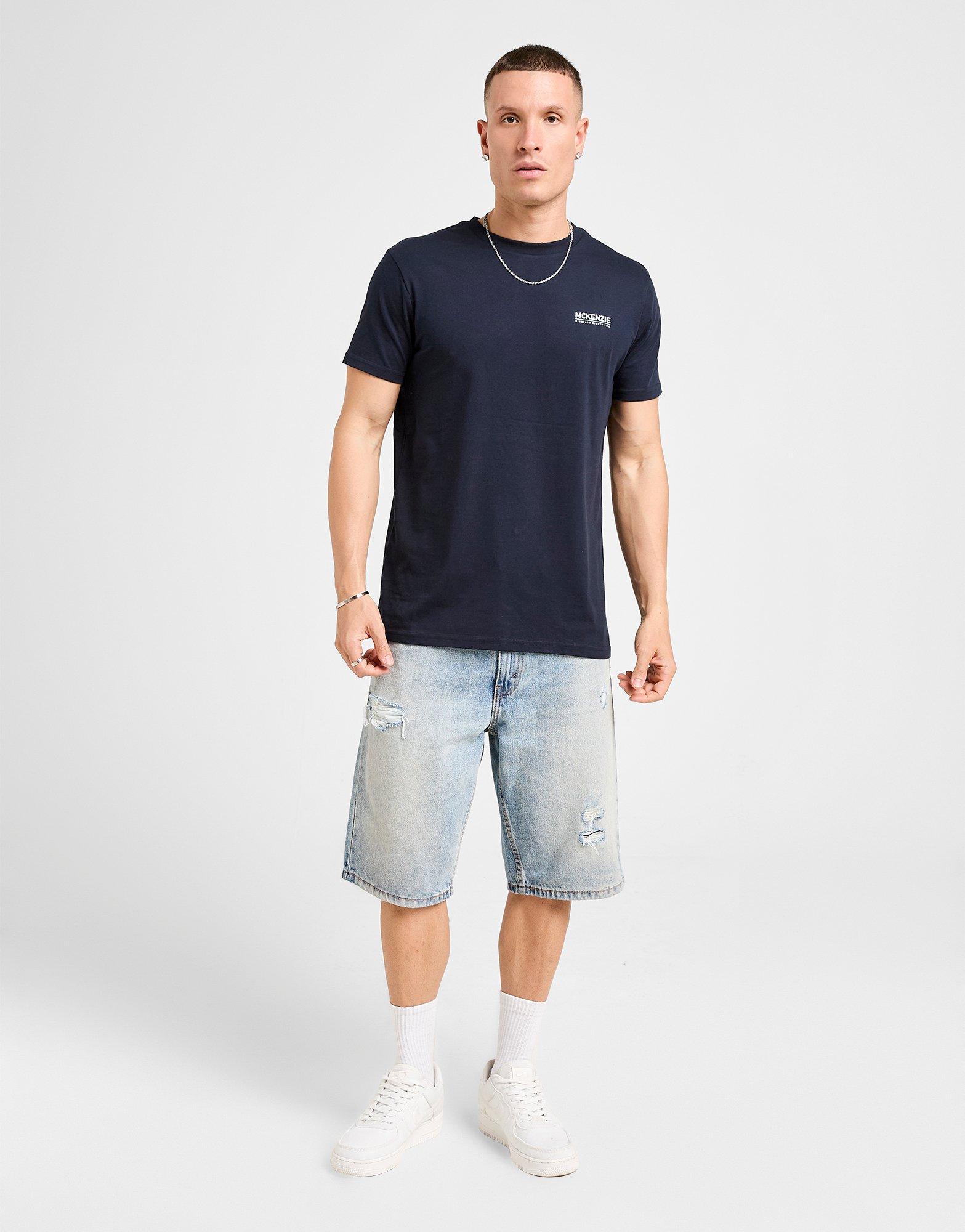 Tricou pentru bărbați MCKENZIE TRICOU ESS TEE CHAR-APH MCKTM16684481 Bleumarin