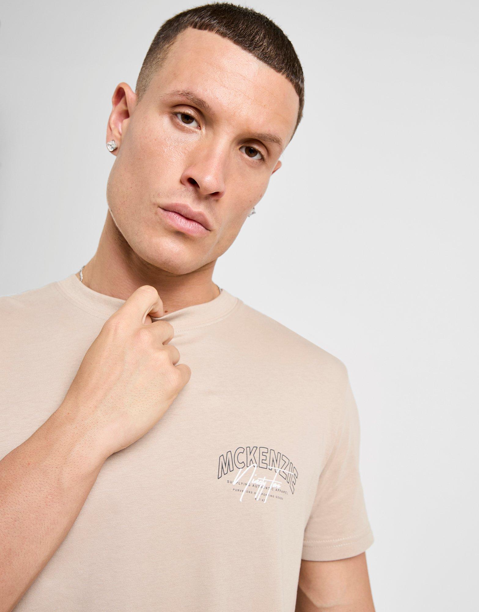 Мъжка тениска MCKENZIE ТЕНИСКА SCRIPT TEE TPE-STP MCKTM16904712 Бежов