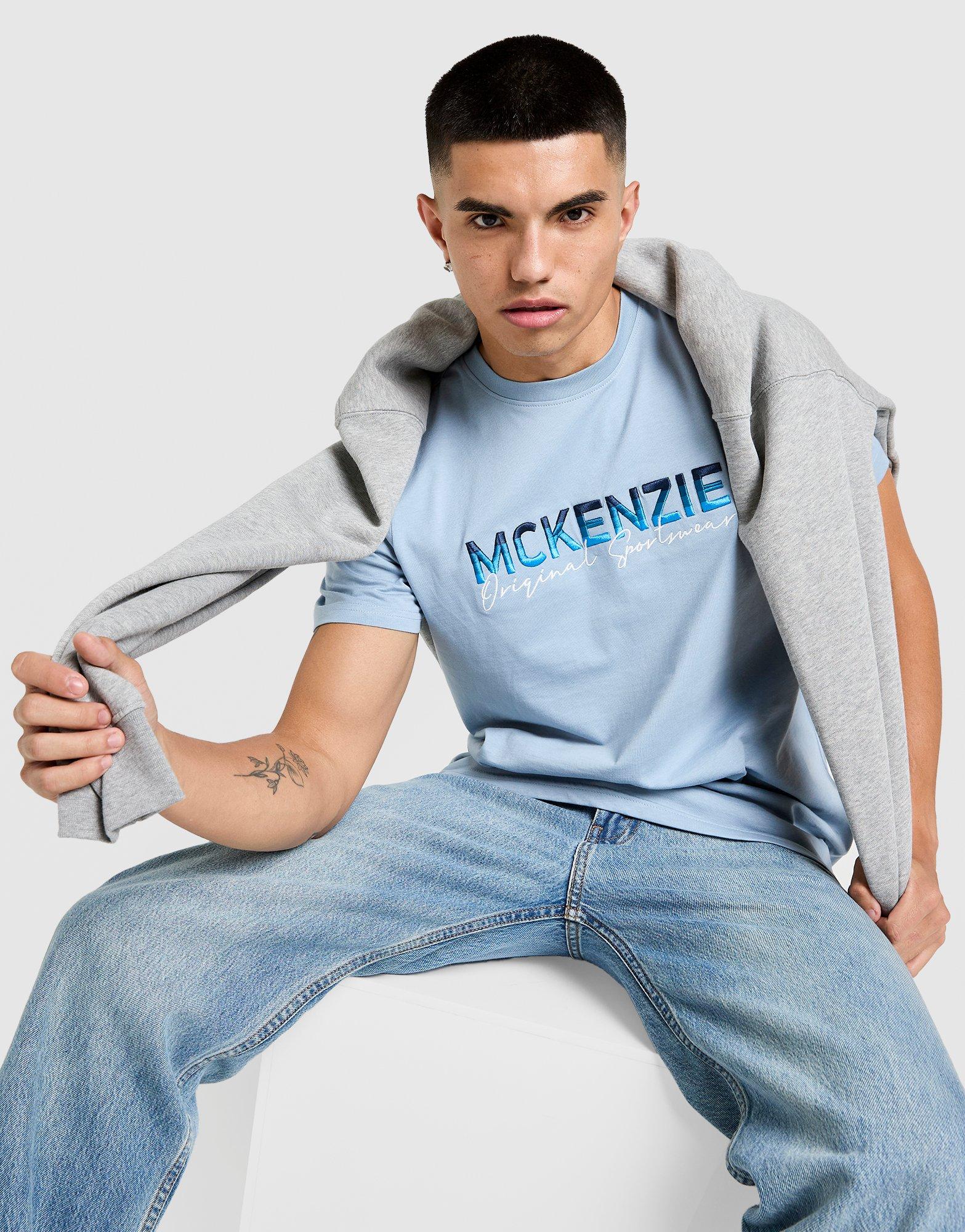Mckenzie T-Shirt Casson Tee Blu-Dubl