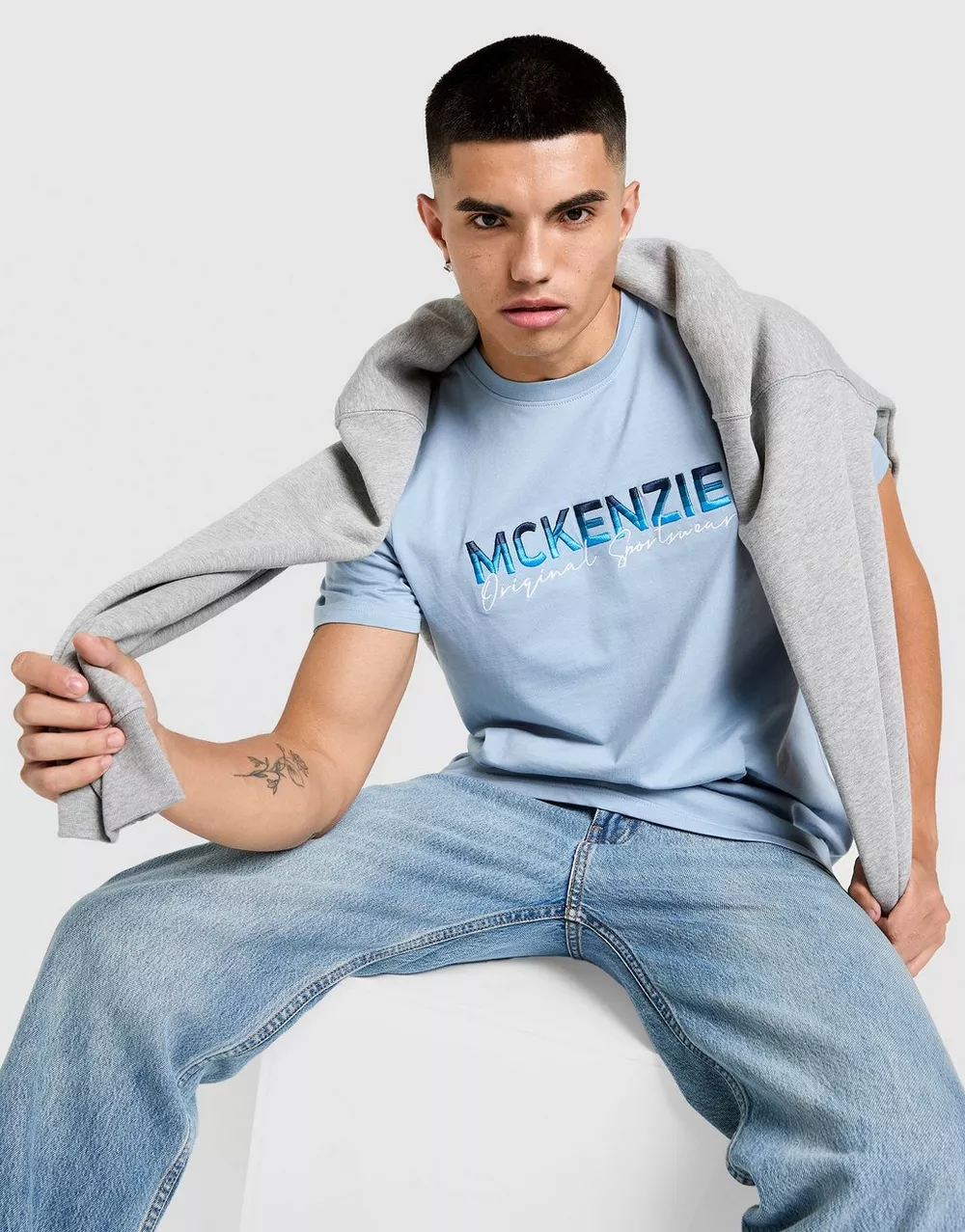 MCKENZIE ФУТБОЛКА CASSON TEE BLU-DUBL, фото 1 з 5