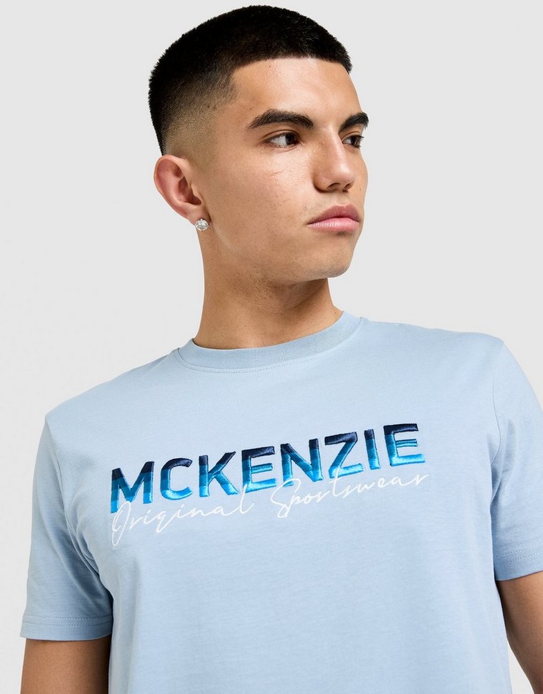 Tricou pentru bărbați MCKENZIE TRICOU CASSON TEE BLU-DUBL MCKTM16757074 Albastru